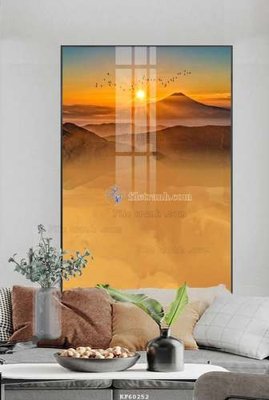 Download file tranh File tranh hiện đại pha lê gương KF60252 (file gốc PSD)