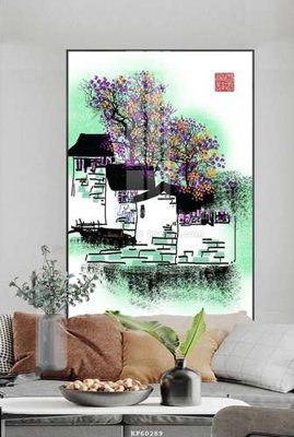 Ảnh gốc File tranh hiện đại pha lê gương KF60289 (siêu chi tiết) để in ấn