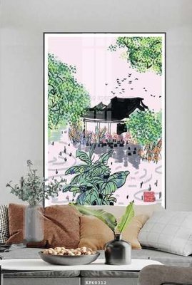 File in mica File tranh hiện đại pha lê gương KF60312 (bản gốc) sắc sảo