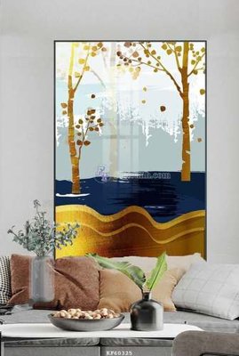 Tải file tranh gốc File tranh hiện đại pha lê gương KF60325 chất lượng cao