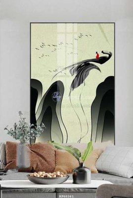 File gốc File tranh hiện đại pha lê gương KF60361 (ảnh chi tiết) để in ấn