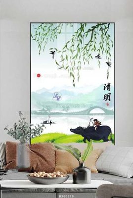 File gốc File tranh hiện đại pha lê gương KF60379 (PNG) chất lượng cao