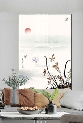 Tải file File tranh hiện đại pha lê gương KF60404 (gốc) làm file quảng cáo