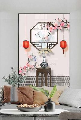 File in ấn File tranh hiện đại pha lê gương KF60405 (bản gốc) cao cấp