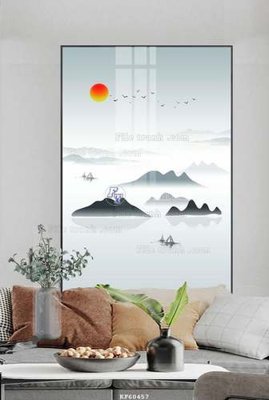 File gốc File tranh hiện đại pha lê gương KF60457 (cho in ấn) từ kho Filetranh