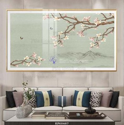 File in ấn File tranh hiện đại pha lê gương KF60487 (bản gốc) chất lượng cao