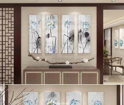 File gốc File tranh hiện đại pha lê gương KF60500 (trang trí) phòng trẻ em