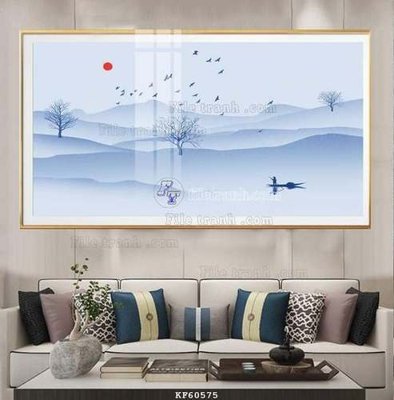 File tranh File tranh hiện đại pha lê gương KF60575 (file gốc) chuẩn màu in