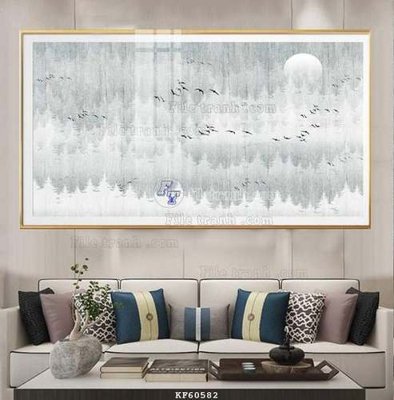 File PSD File tranh hiện đại pha lê gương KF60582 (gốc) nhiều lớp (multi-layer)