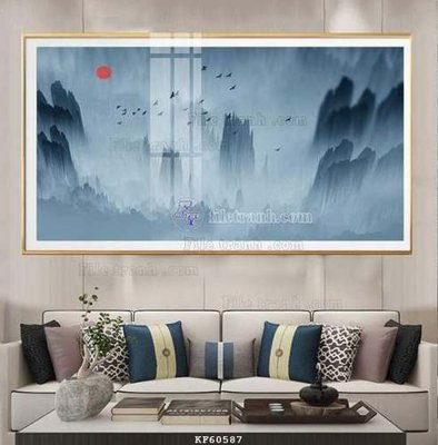 File tranh in trần File tranh hiện đại pha lê gương KF60587 (ảnh gốc siêu nét)