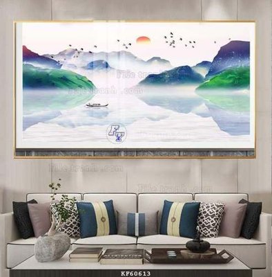 File gốc File tranh hiện đại pha lê gương KF60613 (in 3D) cho trang trí