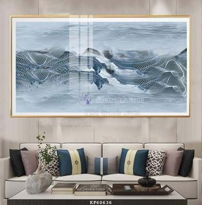 File gốc File tranh hiện đại pha lê gương KF60636 (chuẩn CMYK) cho nhà in