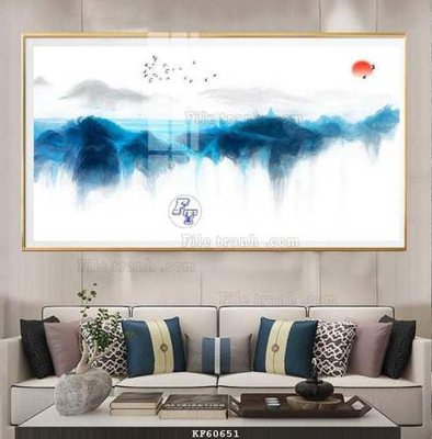 File ảnh File tranh hiện đại pha lê gương KF60651 (gốc) in biển hiệu