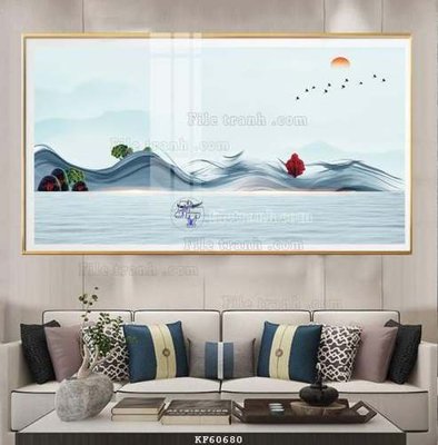 Chi tiết file tranh tráng gương File tranh hiện đại pha lê gương KF60680 (ảnh gốc)