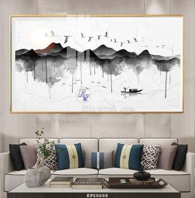 File PSD File tranh hiện đại pha lê gương KF60688 (bản gốc) dễ dàng edit