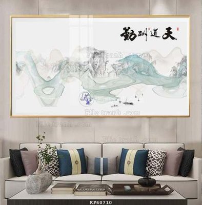 File gốc File tranh hiện đại pha lê gương KF60710 (in lụa) họa tiết 3D