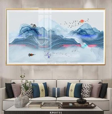 File ảnh File tranh hiện đại pha lê gương KF60731 (gốc) in poster