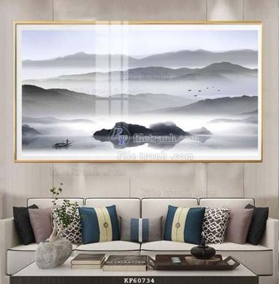 File tranh File tranh hiện đại pha lê gương KF60734 (gốc) chủ đề thành phố