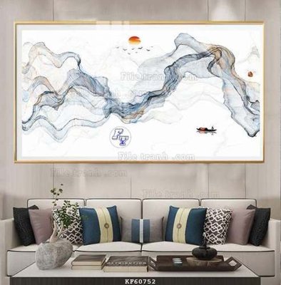 File gốc File tranh hiện đại pha lê gương KF60752 (phong cách) châu Âu