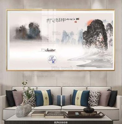 File gốc File tranh hiện đại pha lê gương KF60808 (PNG) nền trong suốt