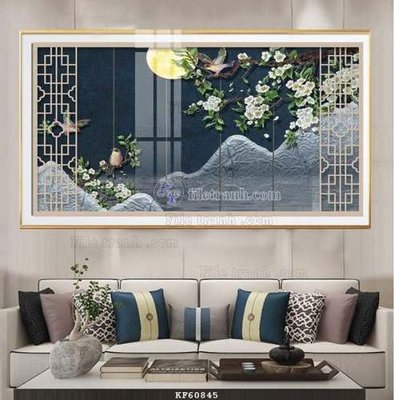 File gốc File tranh hiện đại pha lê gương KF60845 cho in ấn và thiết kế