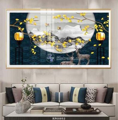 File ảnh File tranh hiện đại pha lê gương KF60852 (gốc) in standee