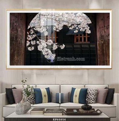 File gốc File tranh hiện đại pha lê gương KF60856 (ảnh chi tiết) để in trần