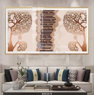 Tải file File tranh hiện đại pha lê gương KF60879 (gốc) in tranh tráng gương