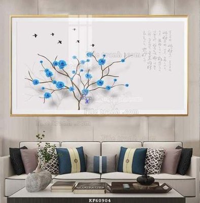 File gốc File tranh hiện đại pha lê gương KF60904 (cho in UV) siêu nét