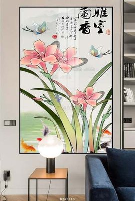 Tải file gốc File tranh hiện đại pha lê gương KF60913 dùng cho in ấn