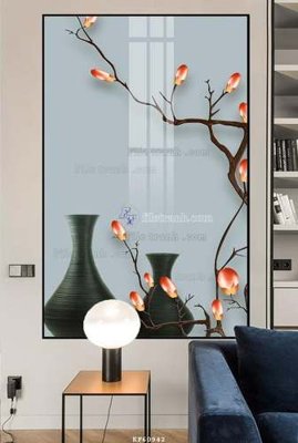 File PSD File tranh hiện đại pha lê gương KF60942 (gốc) tách lớp chi tiết