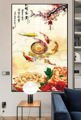 File tranh gốc File tranh hiện đại pha lê gương KF60977 (bản quyền) Filetranh.com