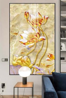 File tranh File tranh hiện đại pha lê gương KF61000 (gốc) in film