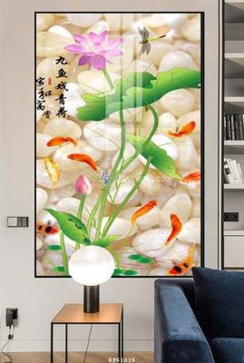 File ảnh File tranh hiện đại pha lê gương KF61018 (gốc) in biển hiệu