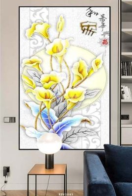 File in ấn File tranh hiện đại pha lê gương KF61043 (bản gốc) chất lượng cao