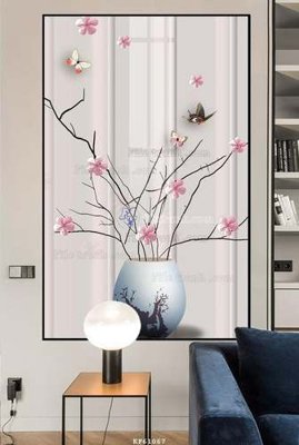 File tranh File tranh hiện đại pha lê gương KF61067 (ảnh gốc) sắc nét hoàn hảo