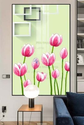 Ảnh gốc File tranh hiện đại pha lê gương KF61080 (độ nét cao) in tráng gương