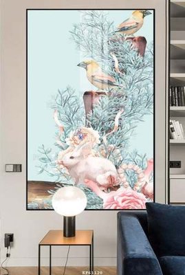 File gốc File tranh hiện đại pha lê gương KF61120 (thiết kế) cho in ấn