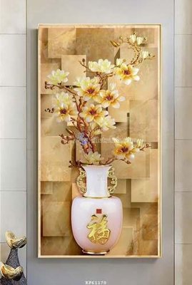 File gốc File tranh hiện đại pha lê gương KF61170 (ảnh chi tiết) để in ấn