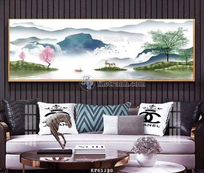 File in ấn File tranh hiện đại pha lê gương KF61220 (bản gốc) cao cấp