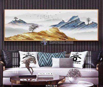 File gốc File tranh hiện đại pha lê gương KF61224 (PNG) chất lượng cao