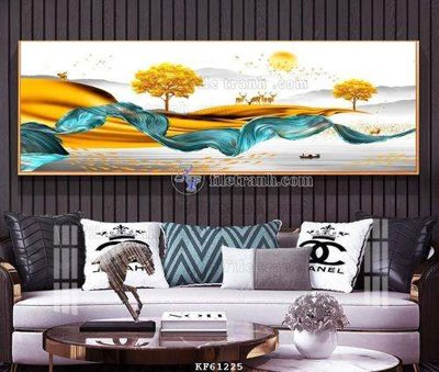 File tranh File tranh hiện đại pha lê gương KF61225 (ảnh gốc) chi tiết rõ ràng