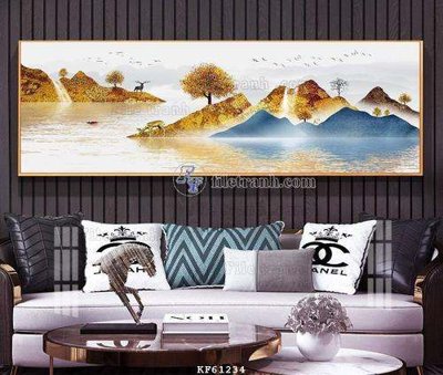 Download file tranh PSD File tranh hiện đại pha lê gương KF61234 để chỉnh sửa