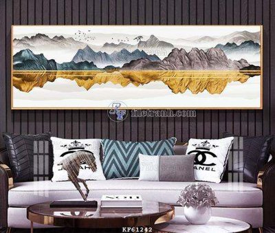 File tranh gốc File tranh hiện đại pha lê gương KF61242 (bản quyền) độc đáo