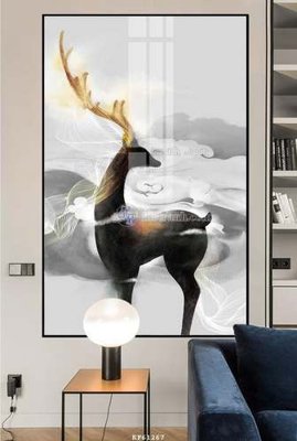 File tranh File tranh hiện đại pha lê gương KF61267 (gốc) chủ đề động vật