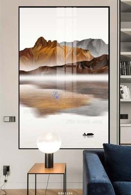 File tranh File tranh hiện đại pha lê gương KF61280 (ảnh gốc) in trần xuyên sáng