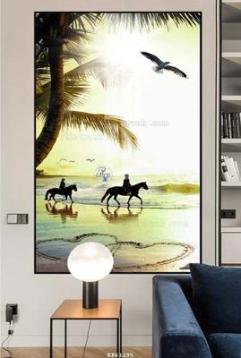 Hình ảnh gốc File tranh hiện đại pha lê gương KF61295 (để in khổ lớn)