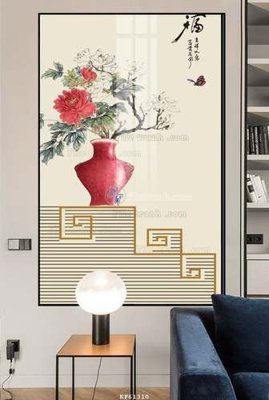 File gốc File tranh hiện đại pha lê gương KF61310 (in tráng gương) hiện đại