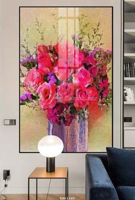 File in ấn File tranh hiện đại pha lê gương KF61345 (bản gốc) cao cấp