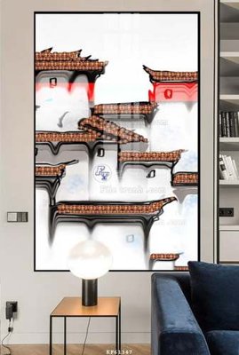 Tải về hình ảnh gốc File tranh hiện đại pha lê gương KF61347 sắc nét